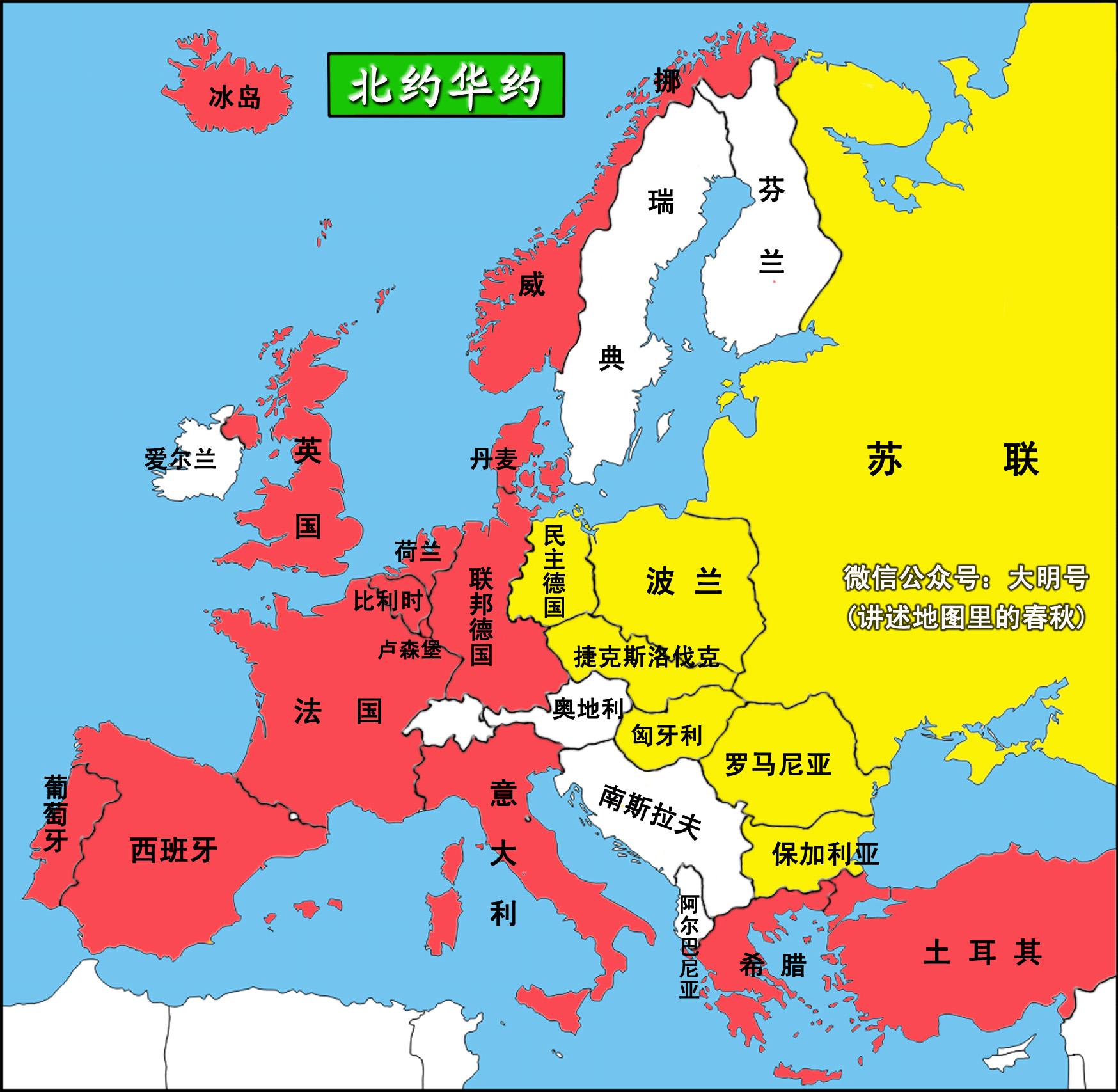【科普】一图流：欧盟、北约、申根区、欧元区包括哪些国家？ - 知乎