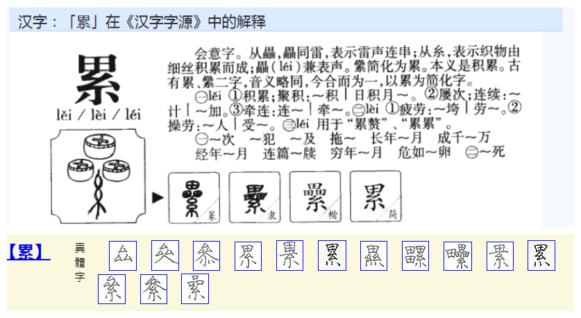 累 快懂百科