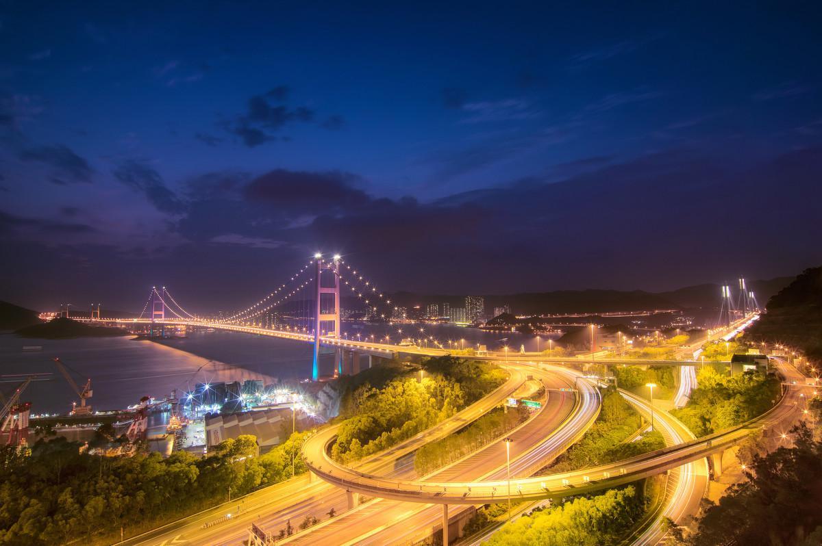 《深圳湾大桥》|摄影|风光|摄影师子意 - 原创作品 - 站酷 (ZCOOL)