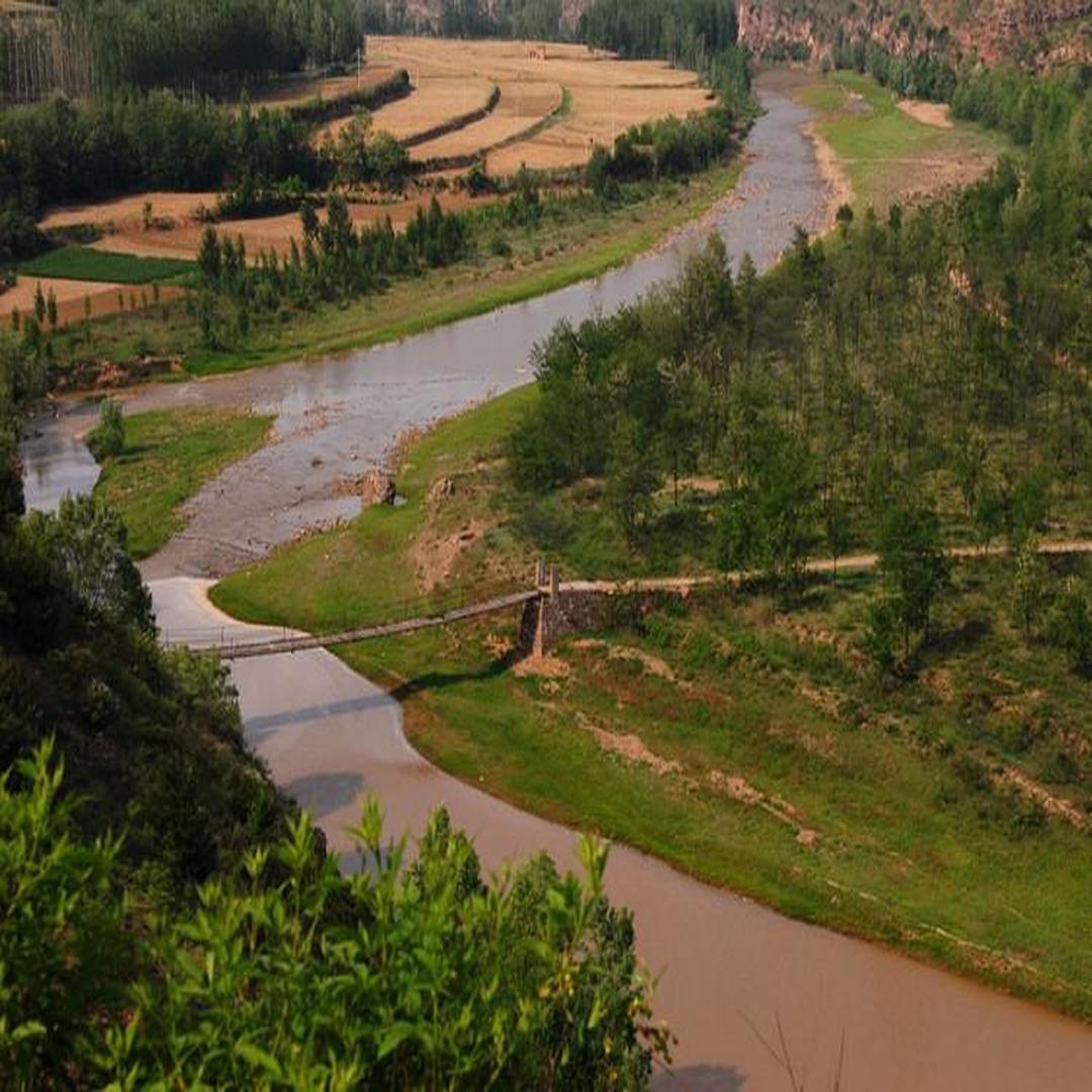 沁河水系图片