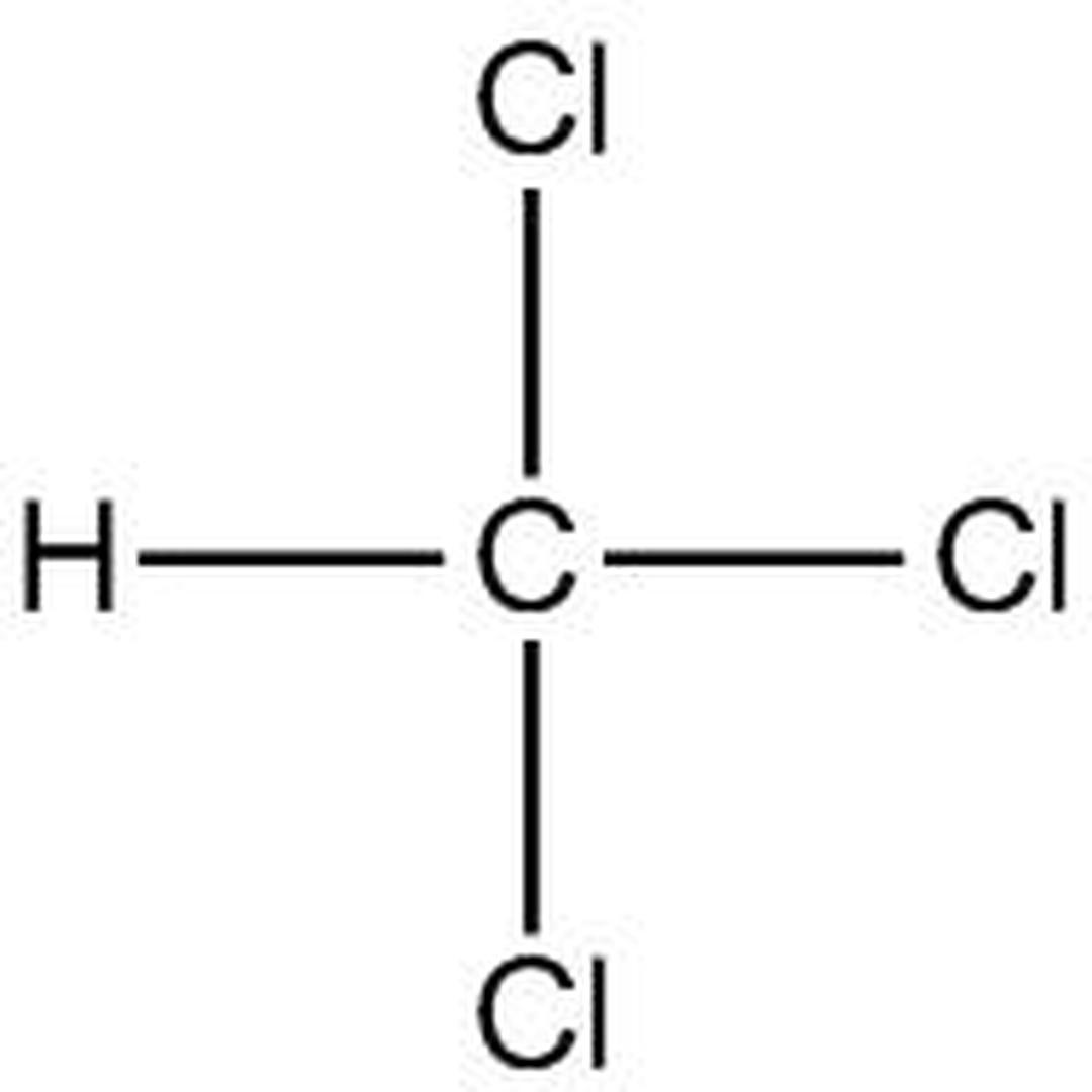 三氯甲烷结构式
