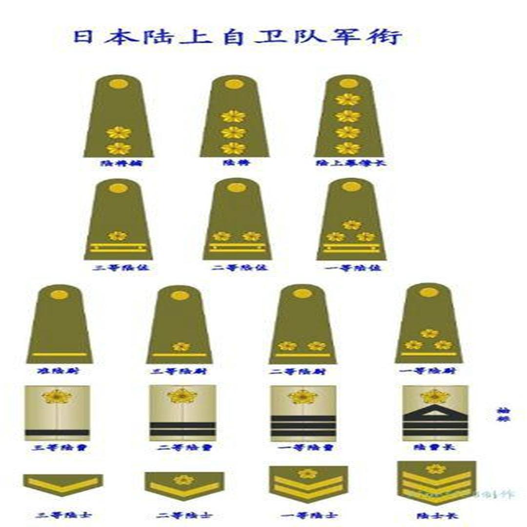 日本士兵等级图片