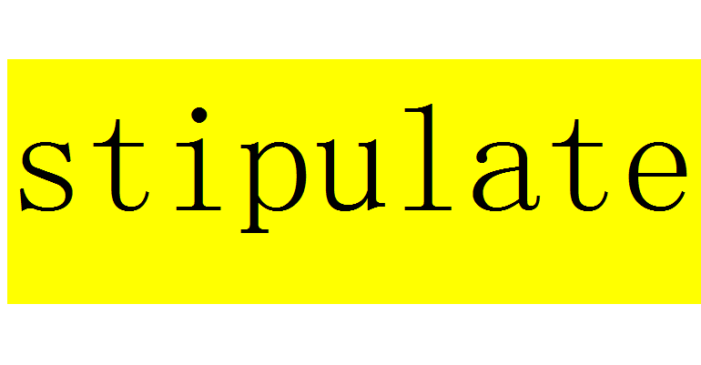 stipulate 語源 _ articulate – ZJBWUF