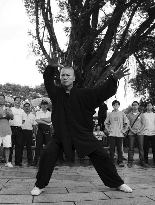 自然门武术练习者:黄泽荣