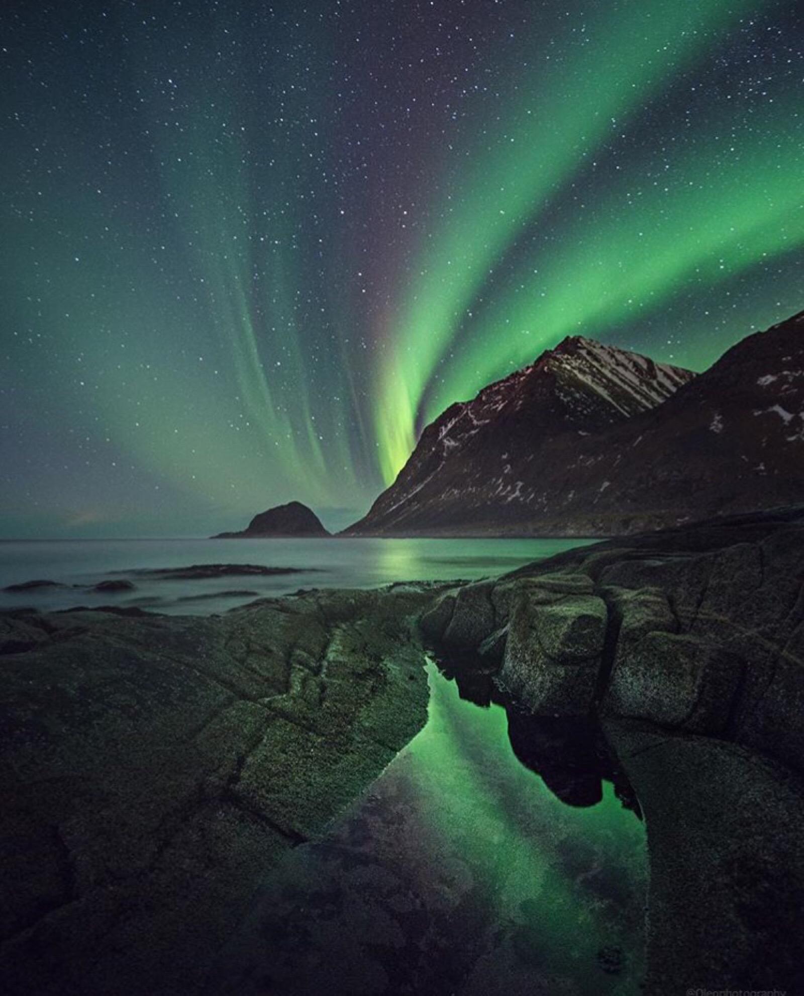 北极光,挪威湖,冬天自然风光,5k壁纸_4K风景图片高清壁纸_墨鱼部落格